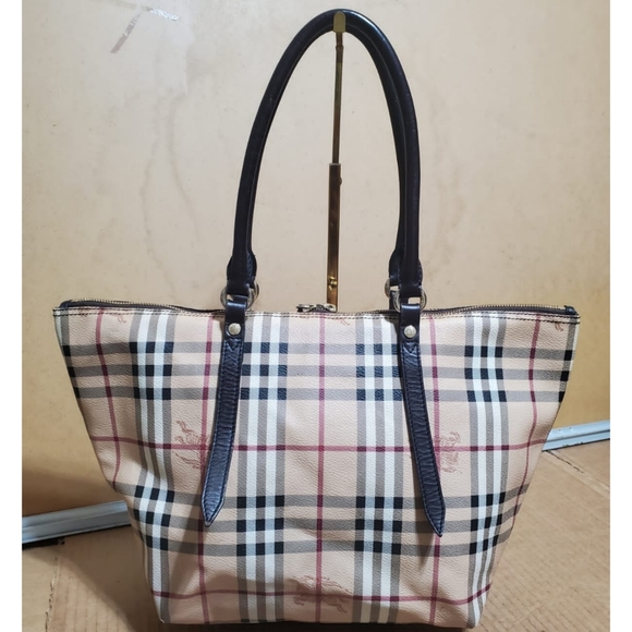 BURBERRY Haymarket Check Small Salisbury Tote Bag - Picture 2 of 11